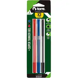 Torre Set Marcador Supertanker Azul Negro Rojo 0.5 mm