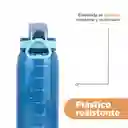 Botella de Plástico Para Deportes Con Asa Miniso