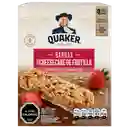 Quaker Barras de Cereal Sabor Cheesecake Frutilla