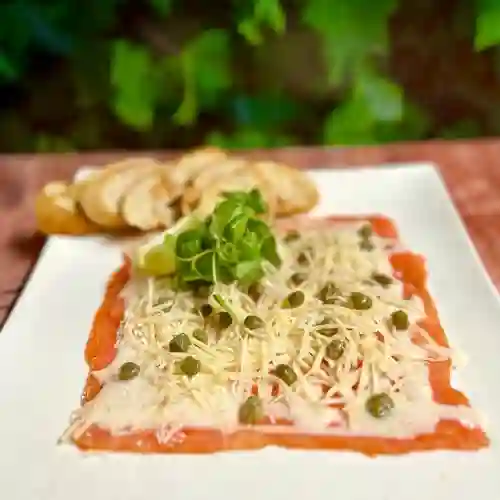 Carpaccio de Salmón Ahumado