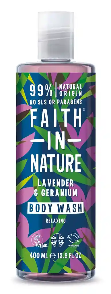 Faith in Nature Gel de Baño Lavender & Geranium 400 mL