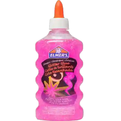 Elmers Pegamento Glitter Glue Rosa