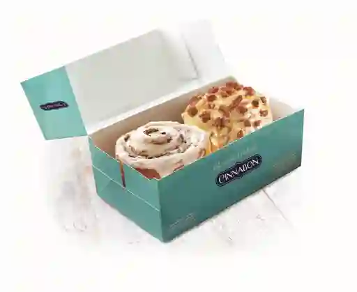 Combo cinnabon nueces pecanas canela