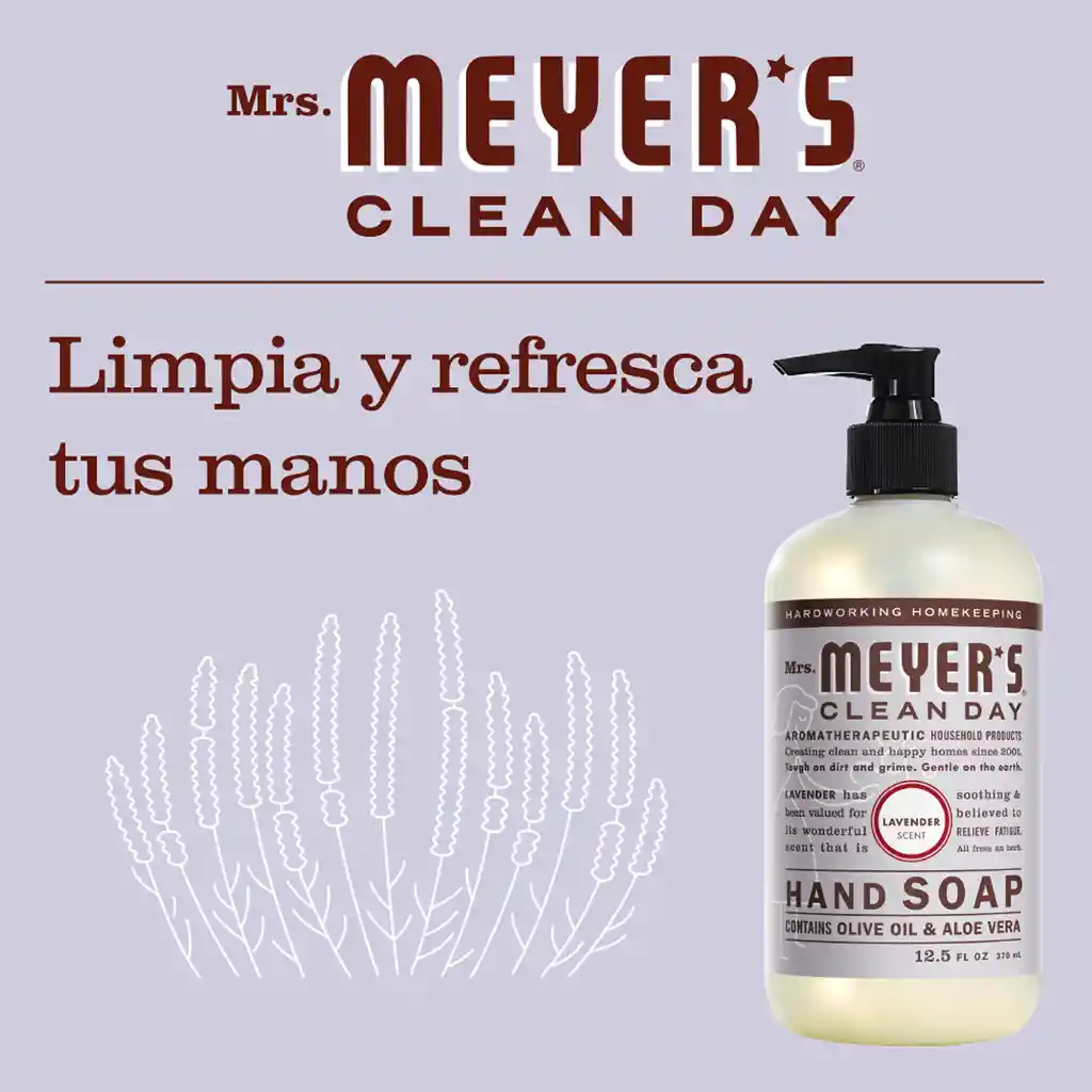 Mrs Mayers Clean Day Jabón Liquido Aceite de Oliva y Aloe Vera