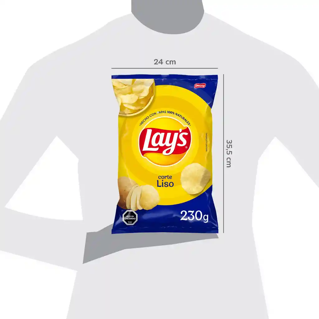 Lays Snacks de Papas Fritas Corte Liso