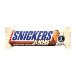 Snickers Barra de Chocolate con Almendras y Nougat