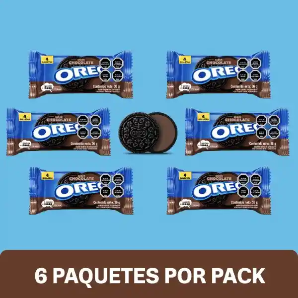 Oreo Galletas Tipo Sándwich Sabor a Chocolate