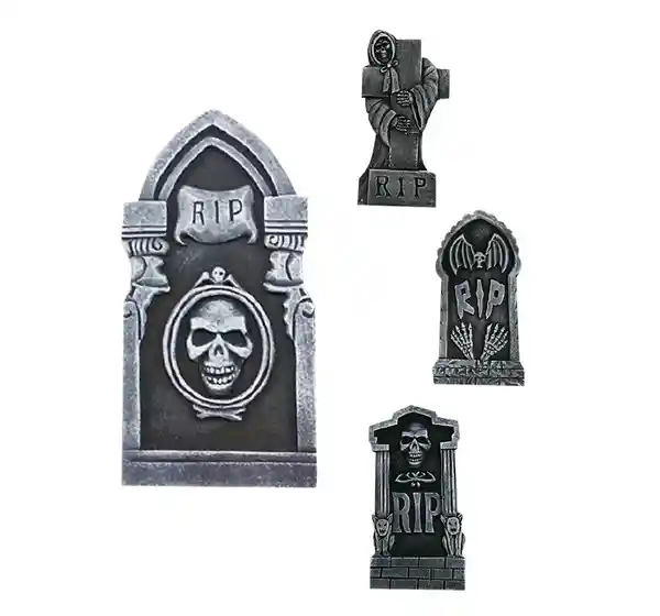 Figura Decorativa Lápida Halloween 40 cm