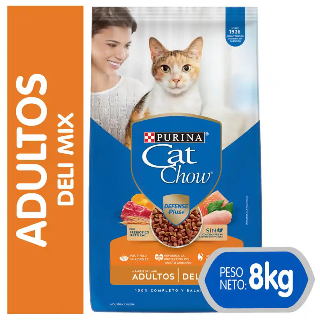 Cat Chow Alimento Gato Delimix 8 Kg