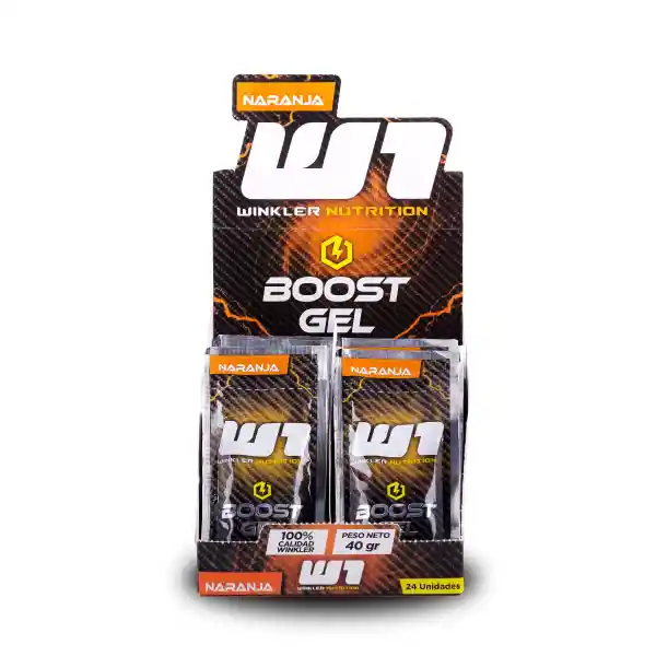 Boost W1 Energetico En Gel Sabor Naranja