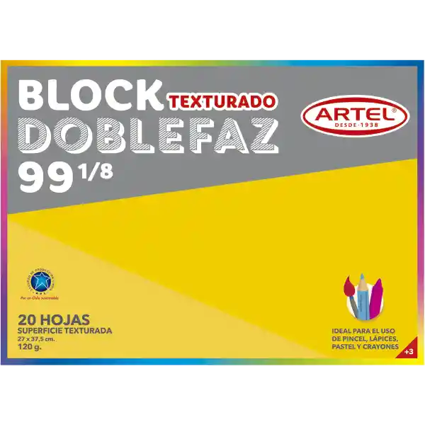 Artel Block de Dibujo 1/8 20 Hojas N°99