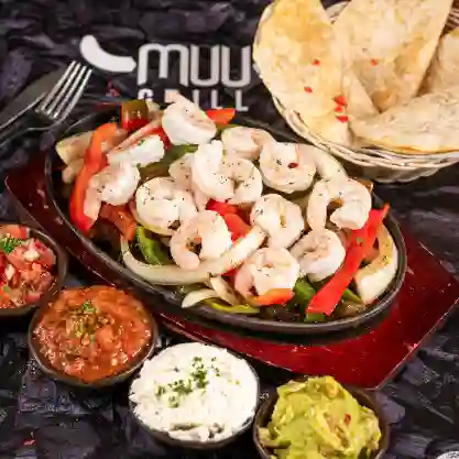 Fajita de Camarones