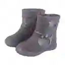 Botas Bebé Niña Gris Oscuro Talla 19 Pillin