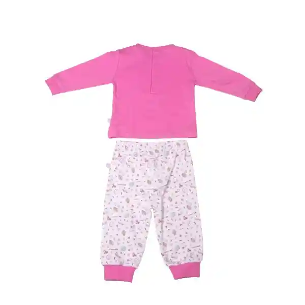 Pijama Recién Nacido Niña Fucsia Pillin 4 a