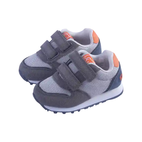 Zapatillas Bebe Niño Gris oscuro Pillin 19