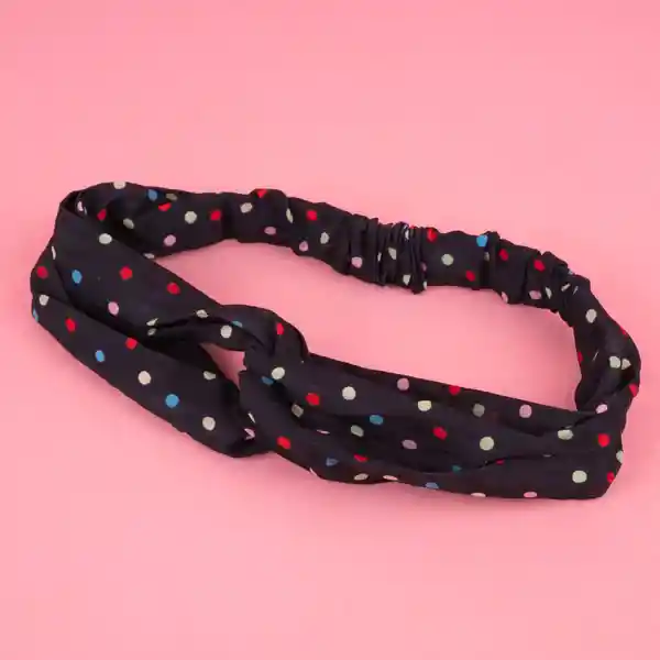 Diadema Color Negro Multicolor Miniso