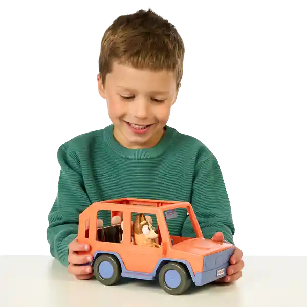 Bluey Vehículo Familiar y Mamá Chilli