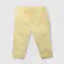 Pantalón Gabardina de Bebé Niña Amarillo Talla 36M Colloky