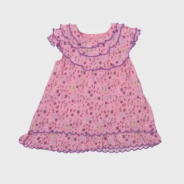 Vestido Bebé Niña Rosado Pillin 3 a