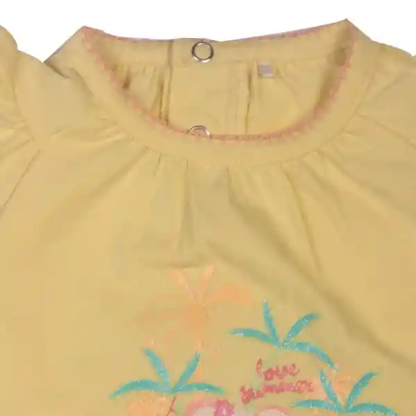 Polera Bebe Niña Vainilla Pillin 6 M