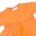 Vestido Bebé Niña Naranja Talla 4 A Pillín
