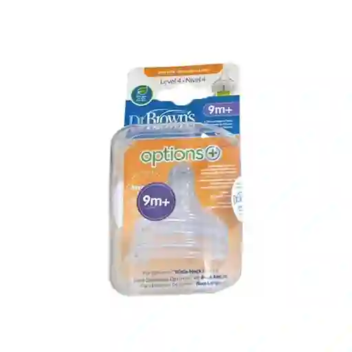 Dr. Browns Tetina Boca Ancha Options+ 9M+ WN4201
