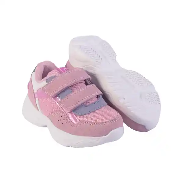 Zapatillas Urbana Bebé Niña Rosado Talla 21 Pillin