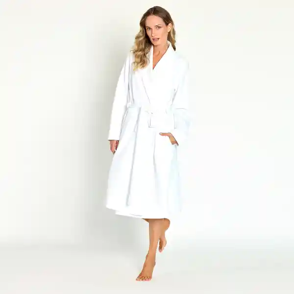 Bata Solapa Blanco Talla L Bbz Barbizon