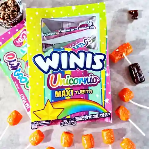 Winis caramelos tubos