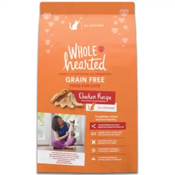 Wholehearted Alimento Gato Natural Todas Las Edades Receta Pollo