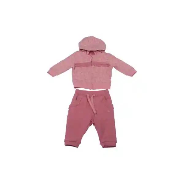 Buzo Bebe Niña Rosado Pillin 3 M