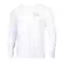 Polera Manga Larga Hombre L Coihue Blanco Atakama Outdoor