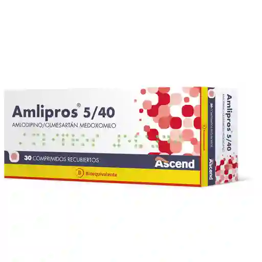 Amlipros Comprimidos Recubiertos (5 mg / 40 mg)
