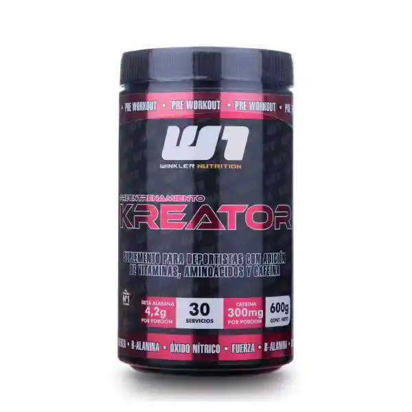 W1 Alimento Para Deportista Pre Entreno Kreator Sabor Hot Hawaii