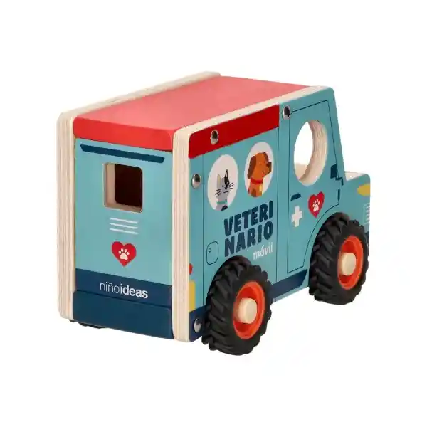 Auto de Madera ''Camión Bombero'' Casaideas