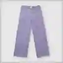 Pantalón de Buzo Ancho de Niña Morado Talla 12A Colloky