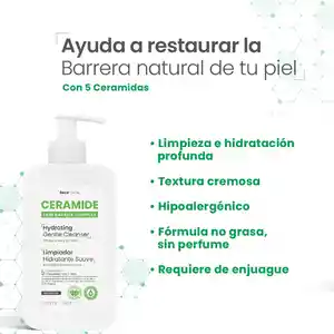 Ceramide Limpiador Hidratante Suave