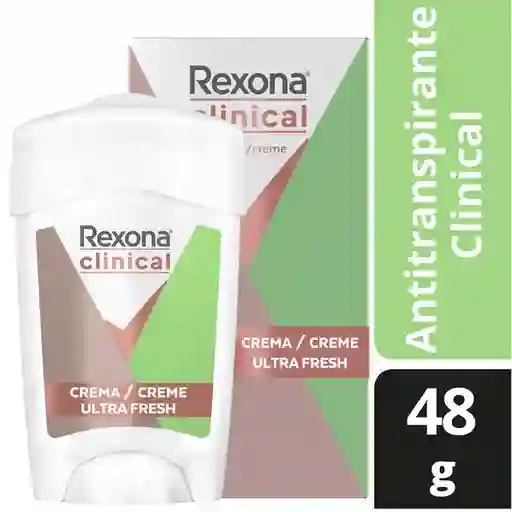 2 x Clinical Desodorante Femenino Clean Scent Crema en Barra