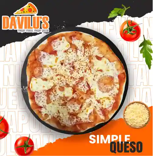 Pizza simple queso