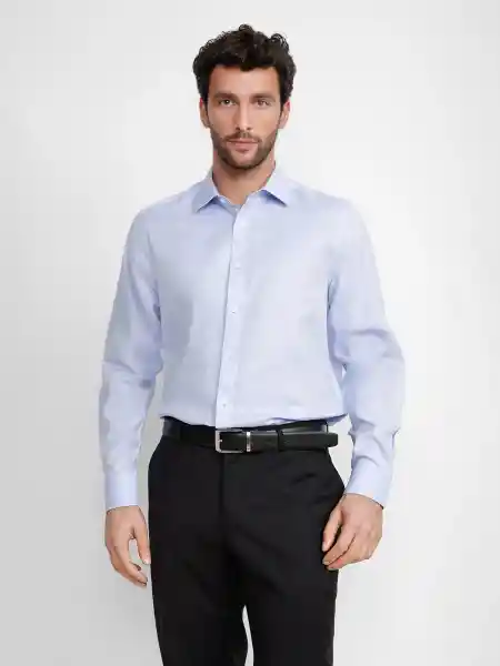 Trial Camisa Manga Larga Classic Celeste 15.5 1131208412