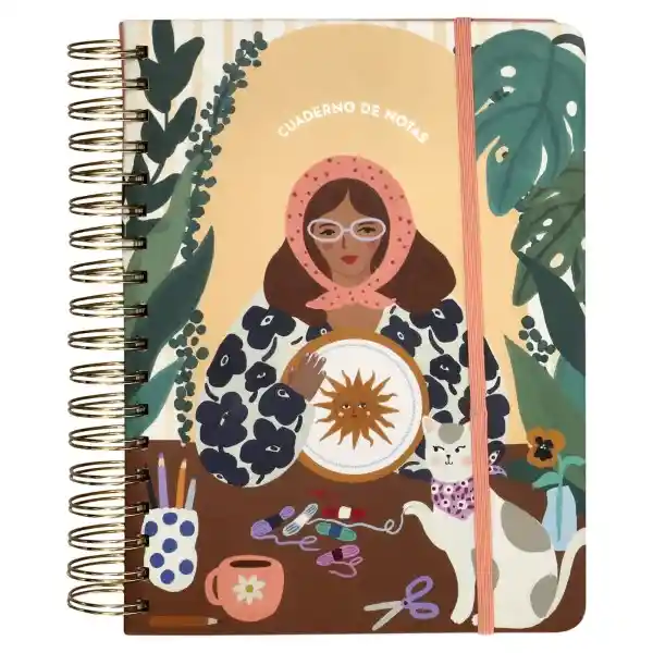 Cuaderno 1/2 Oficio Tapa Verde 18 x 3.5 x 24 cm Casaideas