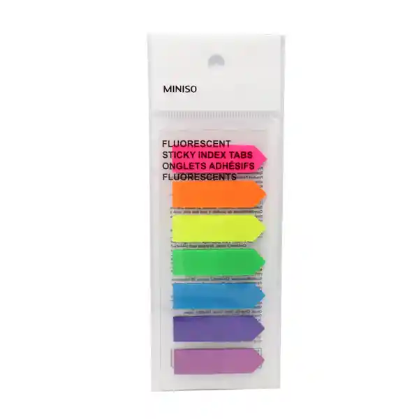 Miniso Post it Flecha 7 Colores