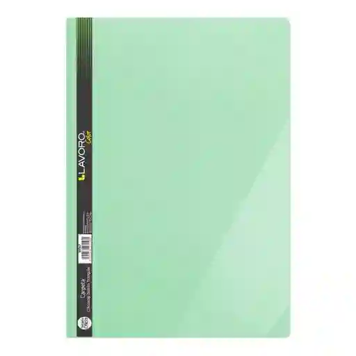 Lavoro Carpeta Accoclip Triangular Verde Pastel