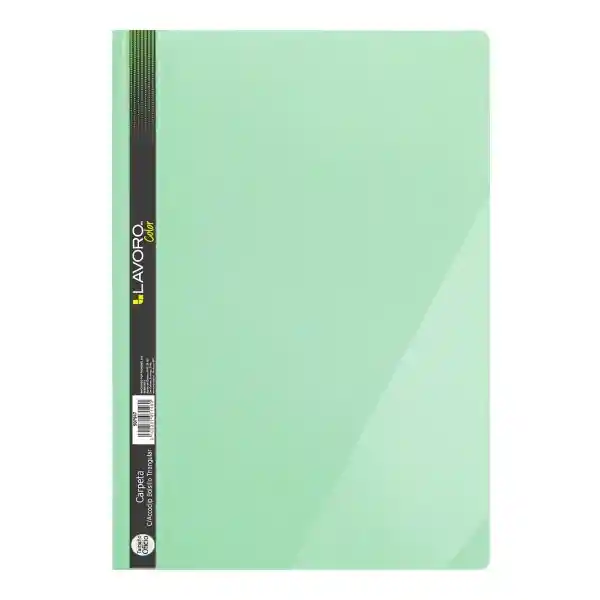 Lavoro Carpeta Accoclip Triangular Verde Pastel