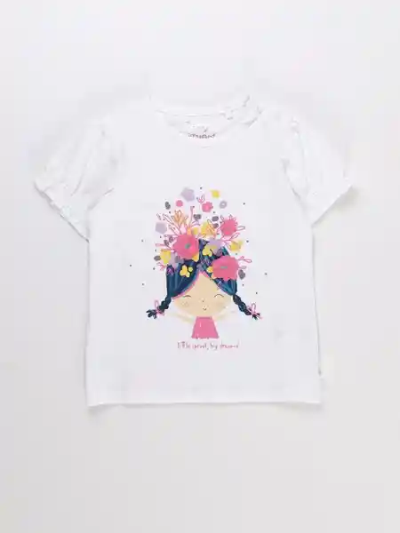 Baby Harvest Polera Manga Corta Tul Color Crudo 18/24 V26