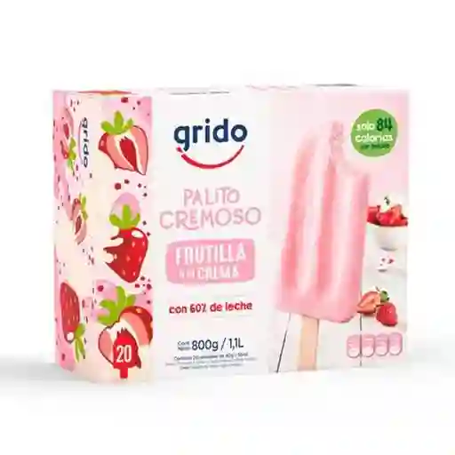 Caja Palitos Crema Frutilla
