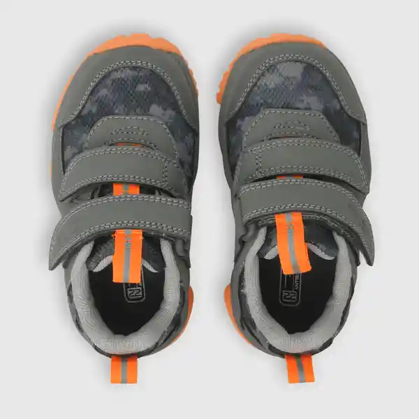 Zapatillas Outdoor Estampada Niño Gris Multicolor T. 21 Colloky