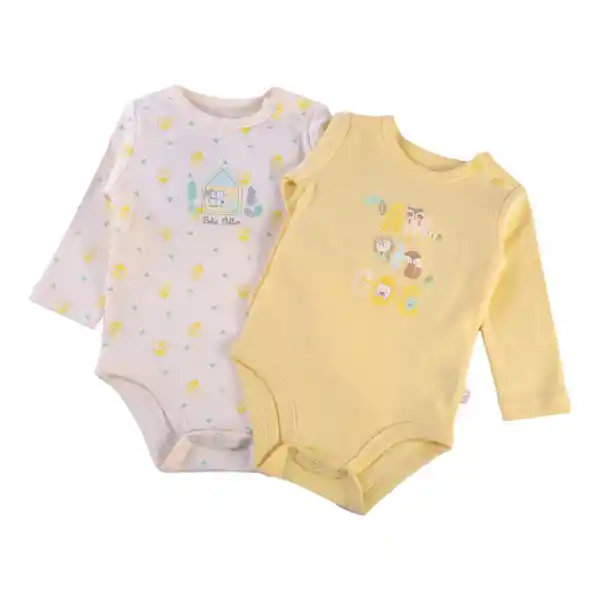 Set Body Bebé Unisex Multicolor Talla 0 Pillin