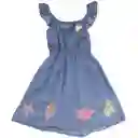 Vestido Niña Celeste Talla 3 A Pvy727-23Cel Pillín