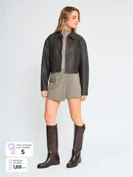 Index Falda Short Coloma Color Beige M S25